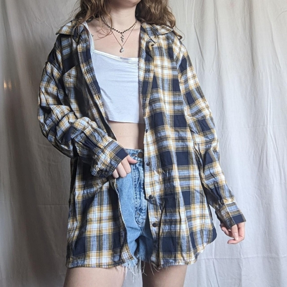 Vintage Plaid Mountain Ridge Flannel - Picture 1 of 4